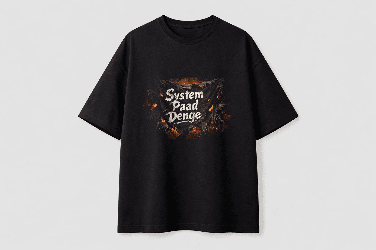 System Paad Denge - Oversized T-Shirt