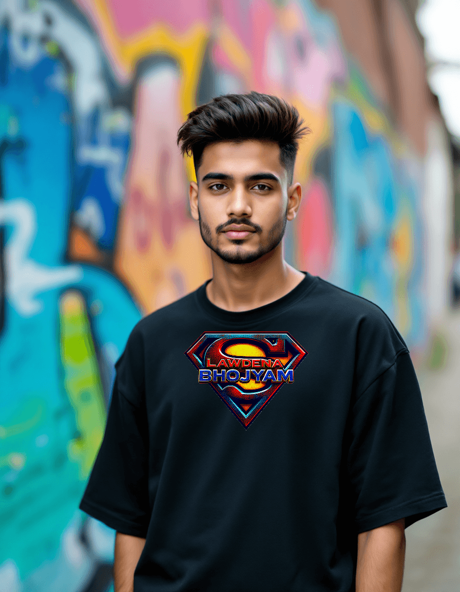 Lawdena Bhojyam - Oversized T-Shirt