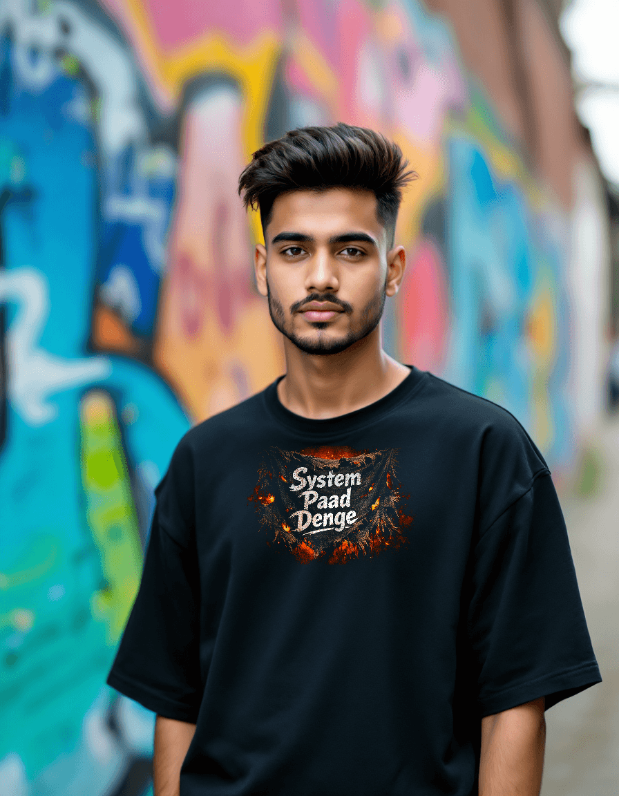 System Paad Denge - Oversized T-Shirt